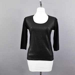 New York‎ & Company Women Shirt Black S